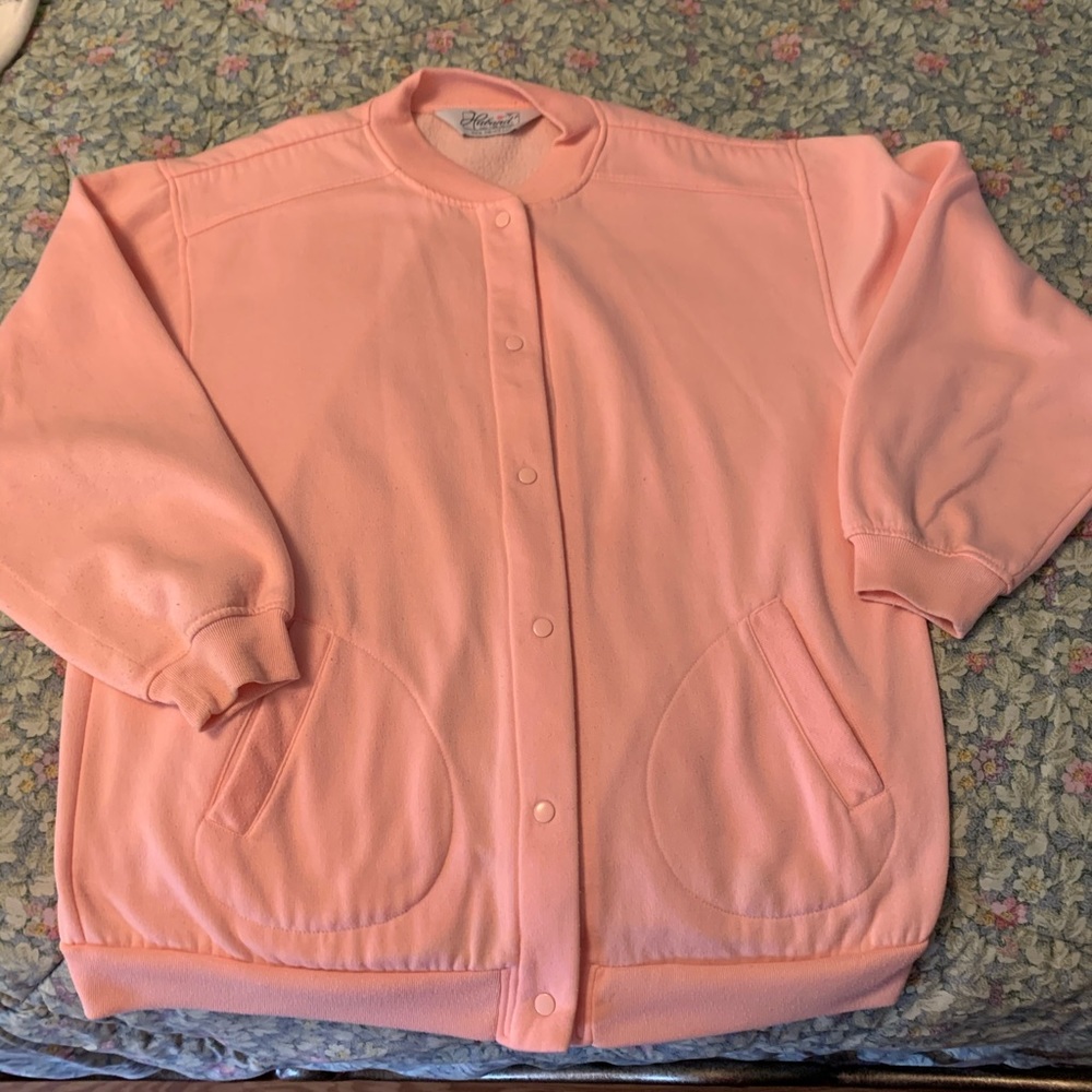 Pink button up